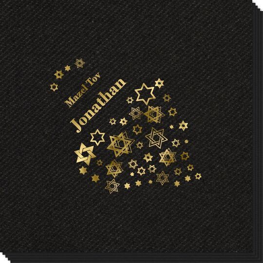 Jewish Star Party Linen Like Napkins
